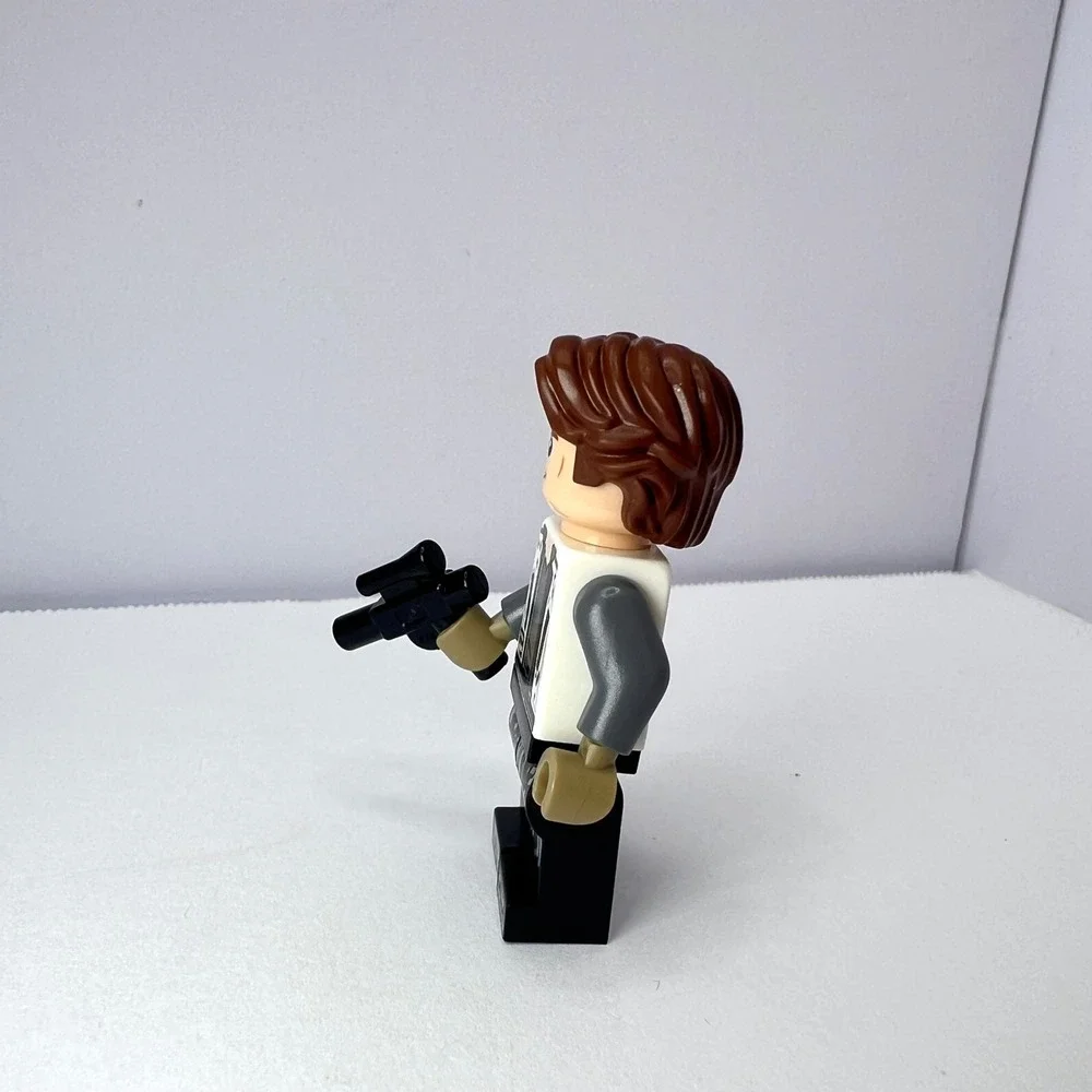 LEGO Star Wars Han Solo sw0915 Minifigure White Jacket Corellia Blaster 75209